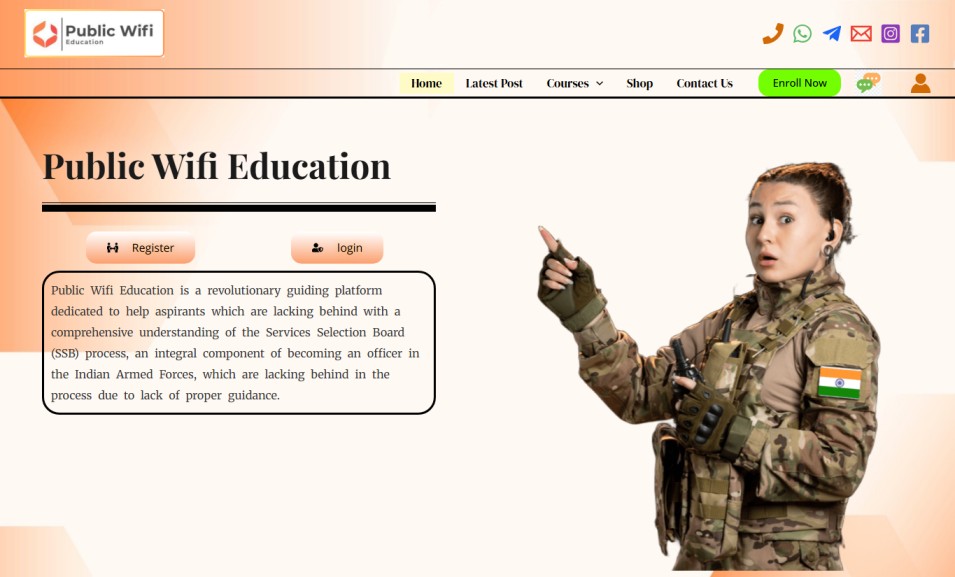 Public Wifi Education Home page Image